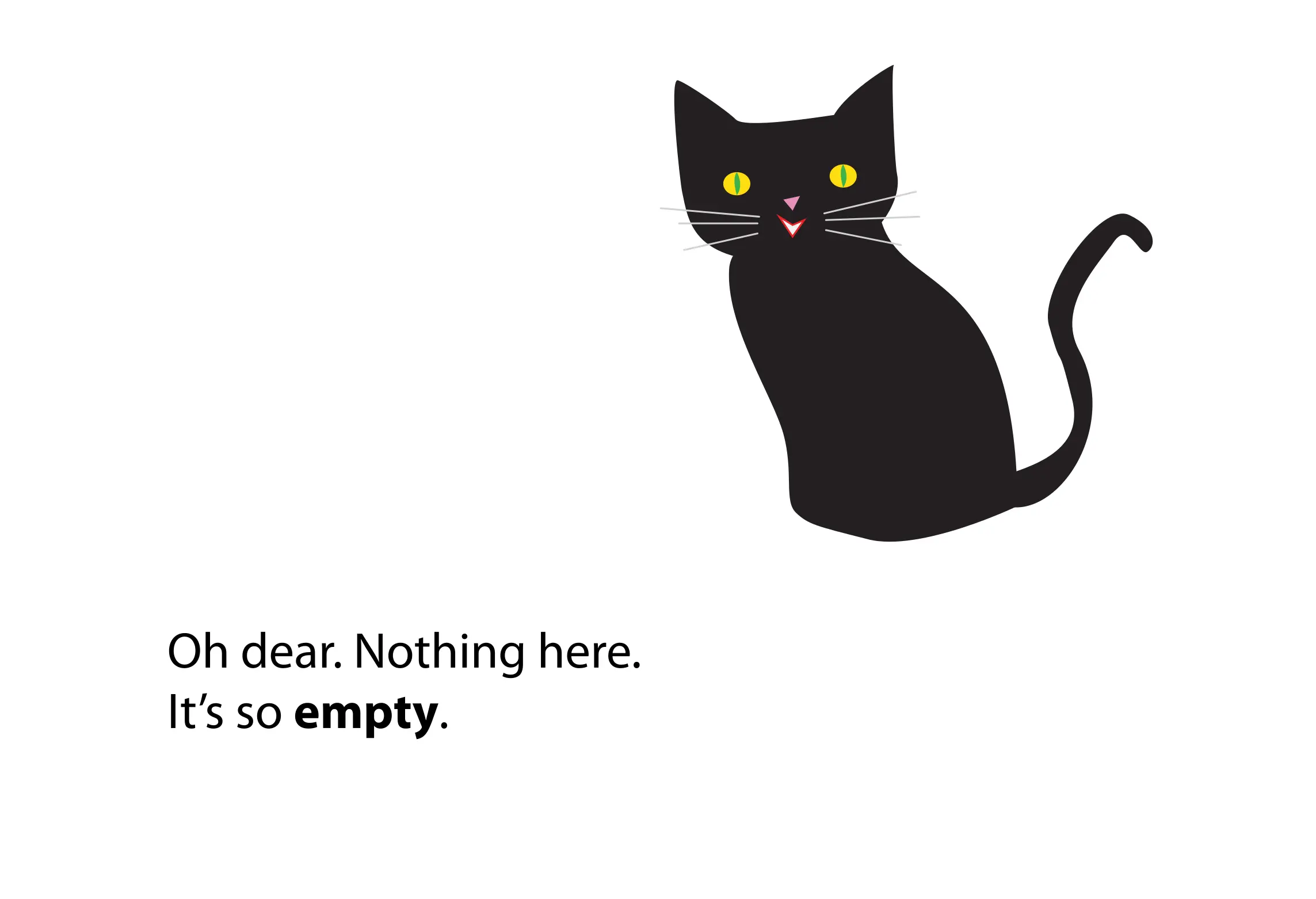 Empty space in atoms