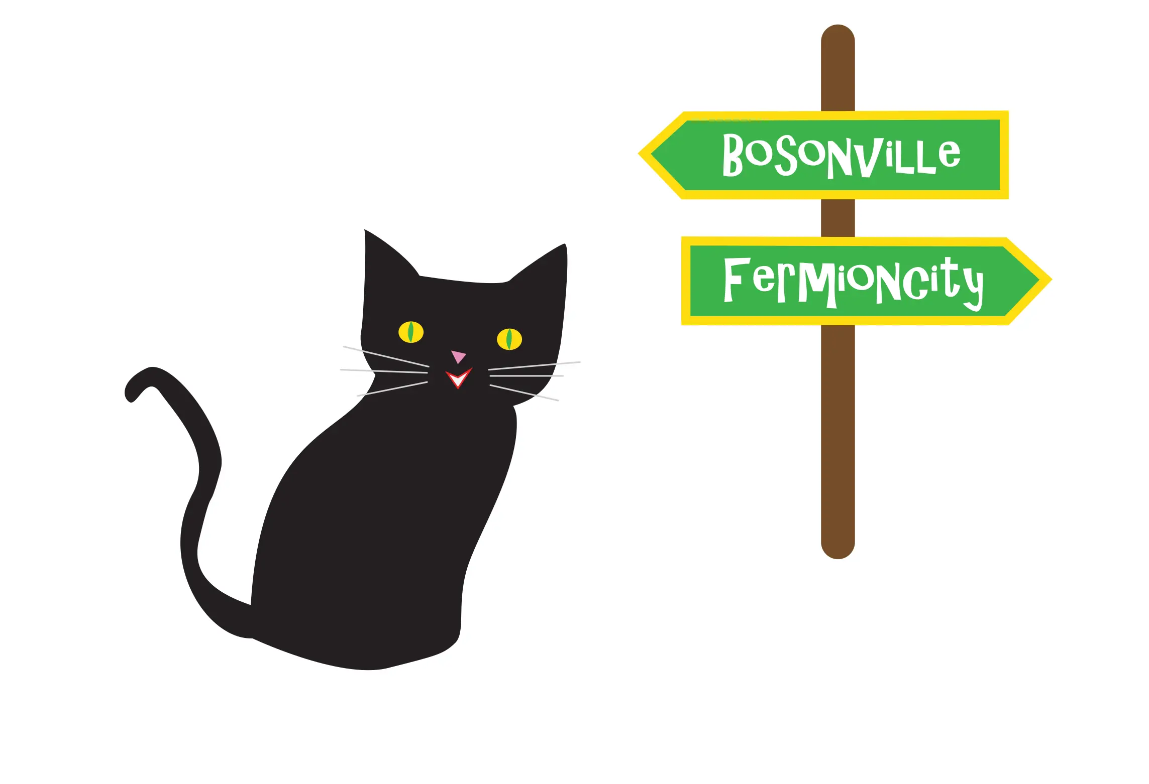 What are Bosonville and Fermioncity?